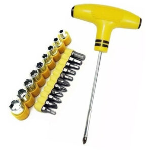 LLAVE T C/ PUNTAS Y TUBOS C/ ENCASTRE ABRASOL