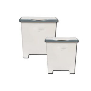 CESTO 20 LT P/ BAÑO TAPA MANUAL AGUA CLARA