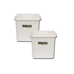 CESTO 4.5 LT P/ BAÑO TAPA PLANA AGUA CLARA