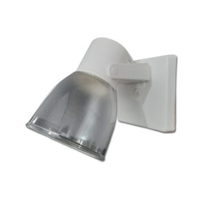 APLIQUE 1 LUZ BLANCO C/ TULIPA TRANSP. PCV