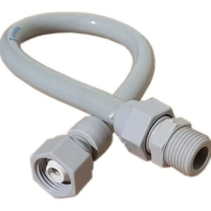 FLEXIBLE PLASTICO PVC MONARCA 1/2 x 30 CM
