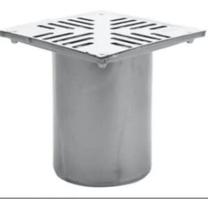 MARCO C/ REJILLA ACERO INOX 15x15 -110MM  AWADUCT