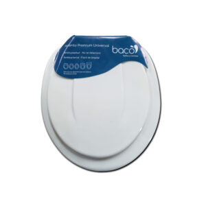 ASIENTO INODORO INYECTADO BLANCO PREMIUM BACO