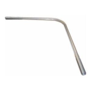 BARRAL CURVO ALUMINIO NATURAL 0.75 x 0.75 MT