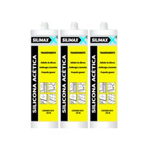 SILICONA ACETICA TRANSPARENTE 280 CC SILIMAX