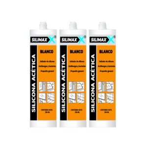 SILICONA ACETICA BLANCA 280 CC SILIMAX
