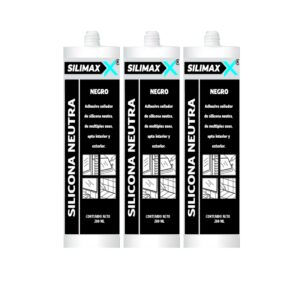 SILICONA NEUTRA NEGRA 280 CC SILIMAX