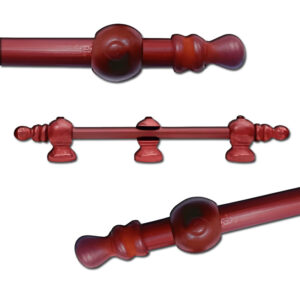 BARRAL KIT 22 MM CAOBA x 3.00 MT
