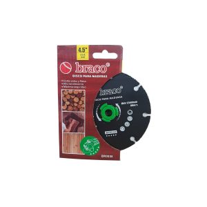 DISCO CORTE MADERA 4.5 115MM BRACO