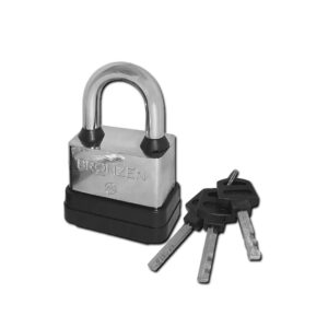 CANDADO ACERADO CROMADO 40MM
