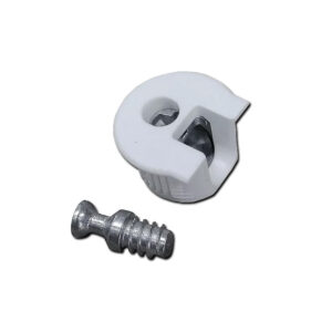 CERRADURA RAFIX JUEGO PERNO- TUERCA BLANCO BRONZEN