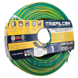CABLE UNIPOLAR 1 x 1 MM APROB AMARI Y VER TREFILCO
