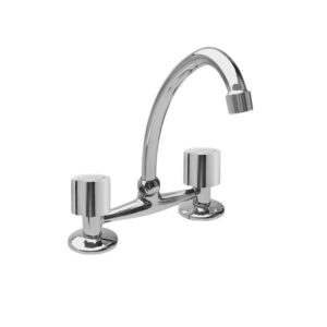 GRIFERIA COCINA R-3305 MESADA 2 AGUA CAFU