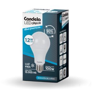 LAMPARA LED 12W LUZ DIA CANDELA