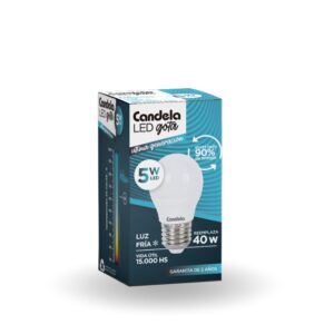 LAMPARA LED GOTA 5W FRIA CANDELA