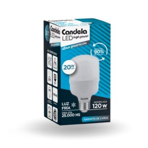 LAMPARA LED 20W LUZ DIA CANDELA