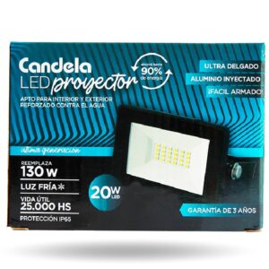 REFLECTOR LED 20W FRIA CANDELA