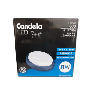 TORTUGA REDONDA 8W - NEGRA FRIA CANDELA