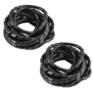 CINTA HELICOIDAL 6.4 MM 1/4 NEGRA x MT