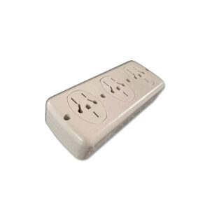 TOMA EXTERIOR TRIPLE 10A CIOCCA BINORMA BLANCO