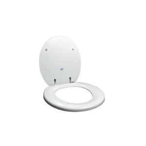 ASIENTO MADERA HJE METALICO BLANCO DACCORD