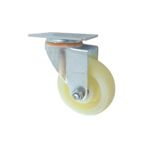 RUEDA PPN MARFIL BASE GIRATORIA 50MM