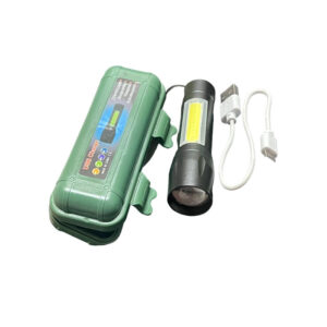 LINTERNA RECARGABLE USB - CHICA C/ ESTUCHE