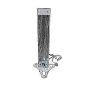 ESTUFA CUARZO 2 VELAS VERTICALES METAL * * *