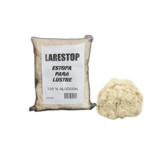 ESTOPA BLANCA P/ LUSTRE x 350 GR ALGODON