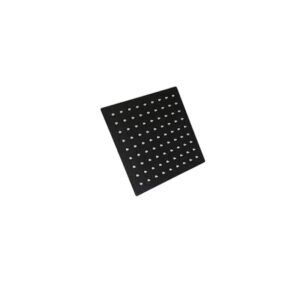 FLOR DUCHA CUADRADA 20x20 NEGRA RORY