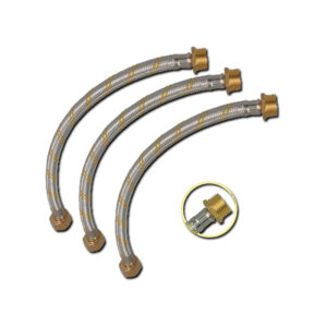 FLEXIBLE MALLADO GAS 1/2 x 60 CM