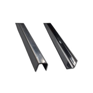 PERFIL U (PARED) BR x 1 CM ACERO INOX