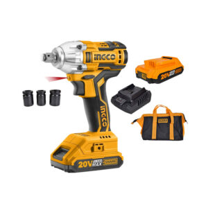 LLAVE IMPACTO 1/2 20V(2 BAT+CARG+ACCS) IND INGCO