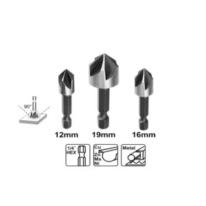 AVELLANADORES x 3 U. 12MM/16MM/19MM INGCO
