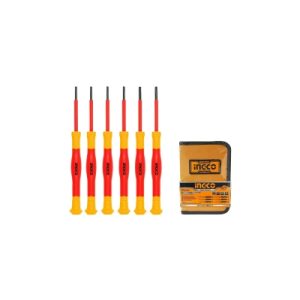 SET DESTORNILLADORES PRECISION AISLADOS 6PZS IND