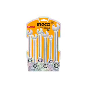 SET x 6 LLAVES COMBINADAS CRIQUET (8-17MM) INGCO
