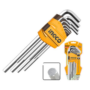SET LLAVES ALLEN 9 PZS 1.5-10MM IND INGCO