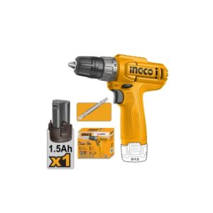TALADRO ATORNILLADOR 12V 20NM+BATERIA 1.5AH INGCO