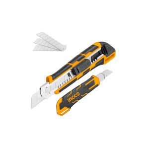 CUTTER PLASTICO 18MM 6.5/167MM C/3 HOJAS INGCO
