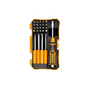 SET DESTORNILLADORES+PUNTAS VARIABLES 30 PZS INGCO