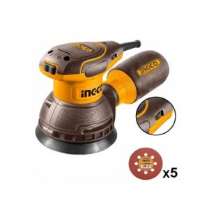 LIJADORA ROTO ORBITAL BASE 125MM 5 320W+5 DISCOS