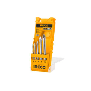 JUEGO x5 MECHAS P/ VIDRIO 4/5/6/8/10MM IND INGCO