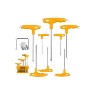SET LLAVES TORX 9 PZS ERGONOMICO INGCO