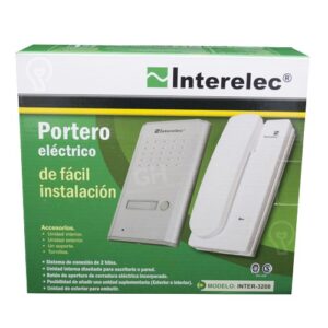 PORTERO ELECTRICO (MOD: INTER-3208) INTERELEC