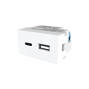 TOMA USB-C / USB 3A VERONA BLANCO 20646