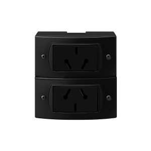 TOMA DOBLE ARMADA SUPERF. NEGRO 50412/13