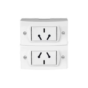 TOMA DOBLE ARMADA SUPERF. BLANCO 50412/2