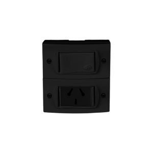 PUNTO Y TOMA SUPERF. ARMADA NEGRO JELUZ 50417/13