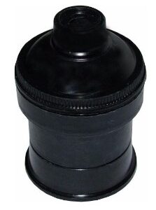 PORTALAMPARAS RECTO NEGRO 3 PZS