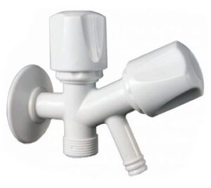 CANILLA LAVARROPAS DOBLE PVC C/ PICO LATYN